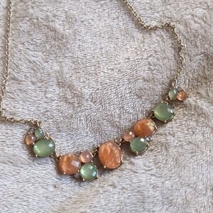 Elegant Gold and Green Necklace